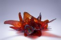 Red Blown Glass Flowers