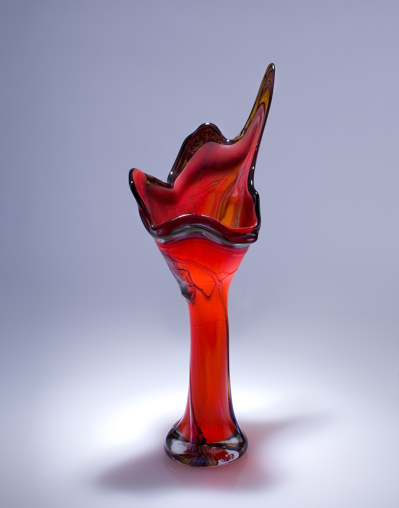 Hand Blown Glass Lava